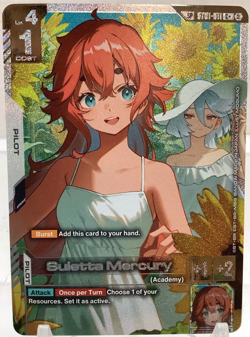 Gundam Card Game: Single Card - Suletta Mercury (C+) (SP) - Freedom Ascension(105153592)