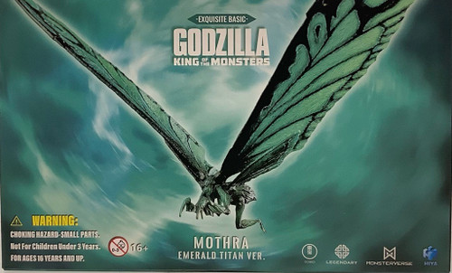 Godzilla King of The Monsters: HIYA Exquisite Basic Action Figure PX - Mothra Emerald Titan Ver.