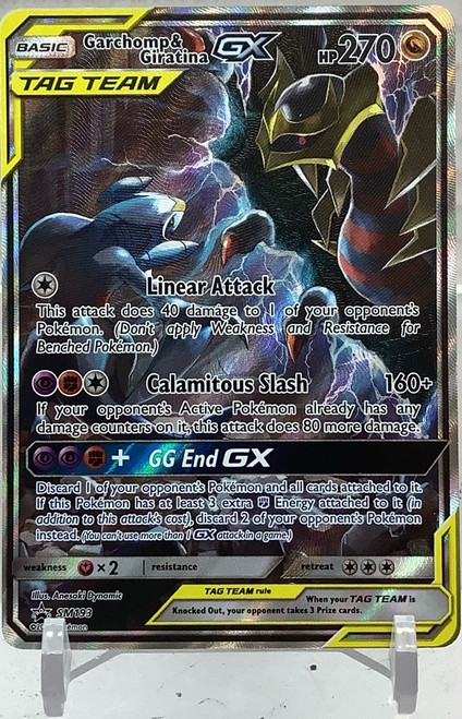 Pokemon: Single - SM Promos (SMP) - Garchomp & Giratina GX(105145586)