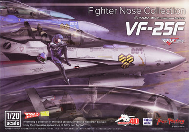 Macross F: 1/20 Scale Plastic Model Kit - PLAMAX MF-51: minimum factory  Fighter Nose Collection VF-25F