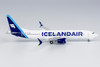 NG Models Icelandair Boeing 737Max9 TF-ICC Sky Bleu tail "Kirkjufell" 1/400