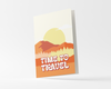 Time to Travel Blank Card With Envelope