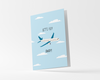 Gateway22 Let's Fly Away Aeroplane Greetings Card for Birthday or Surprise Holiday, For Boys, Boyfriend, Girlfriend, with envelope