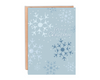 Gateway22 Airplane Terminal Snowflakes Christmas Card for Aviation Enthusiasts and Travellers, Avgeek Boyfriend or Girlfriend, with envelope