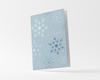 Airplane Snowflakes Christmas Card With Envelope