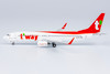 NG Models T'Way Air Boeing 737-800/w HL8379 1/400 58202