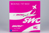 NG Models Swoop Airlines Boeing B737-800/w C-GDMP #Hamilton; with scimitar winglets 1/400 58205