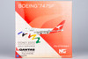 NG Models Qantas 747SP VH-EAB with "SYDNEY 2000" Gold supporter sticker 1/400 07032