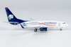 NG Model AeroMexico Boeing 737-700/w XA-CTG(with 1916-2016 ANOS stickers) 1/400 77029