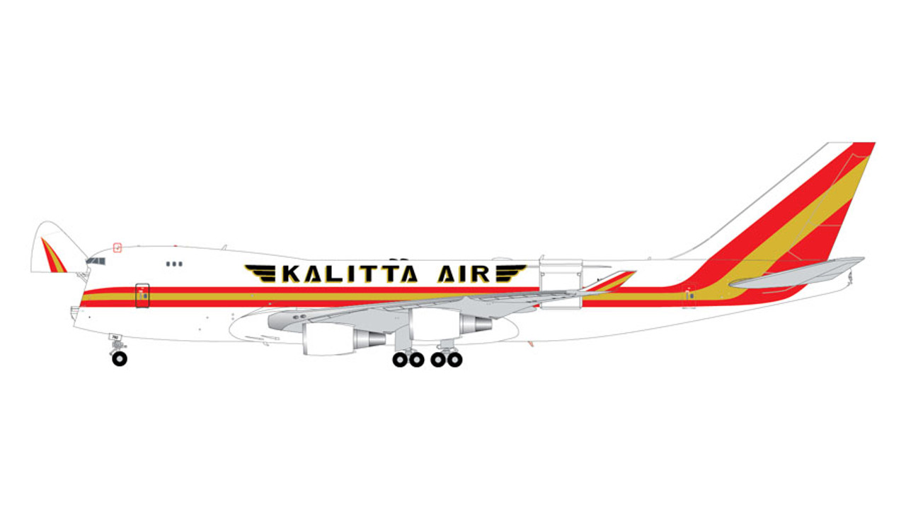 GeminiJets Kalitta Boeing 747-400 Interactive Series N782CK 1/200