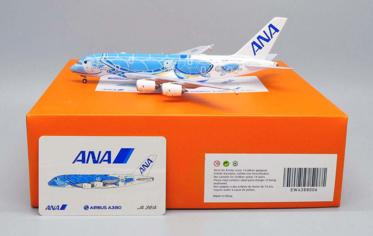 ANA A380 フライング・ホヌ 1 400 模型 カイ オレンジ 新しく着き