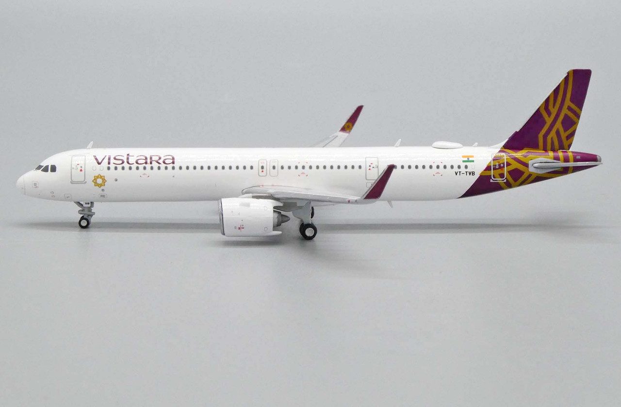 JC Wings Vistara Airbus A321neo VT-TVB 1/400 XX4467 - Aircraft