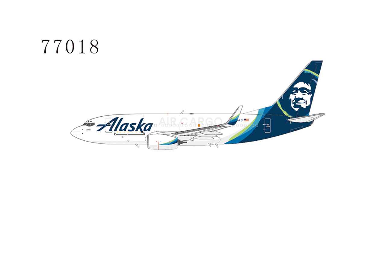 NG Models Alaska Air Cargo 737-700/w N625AS 1/400 77018 - Aircraft 