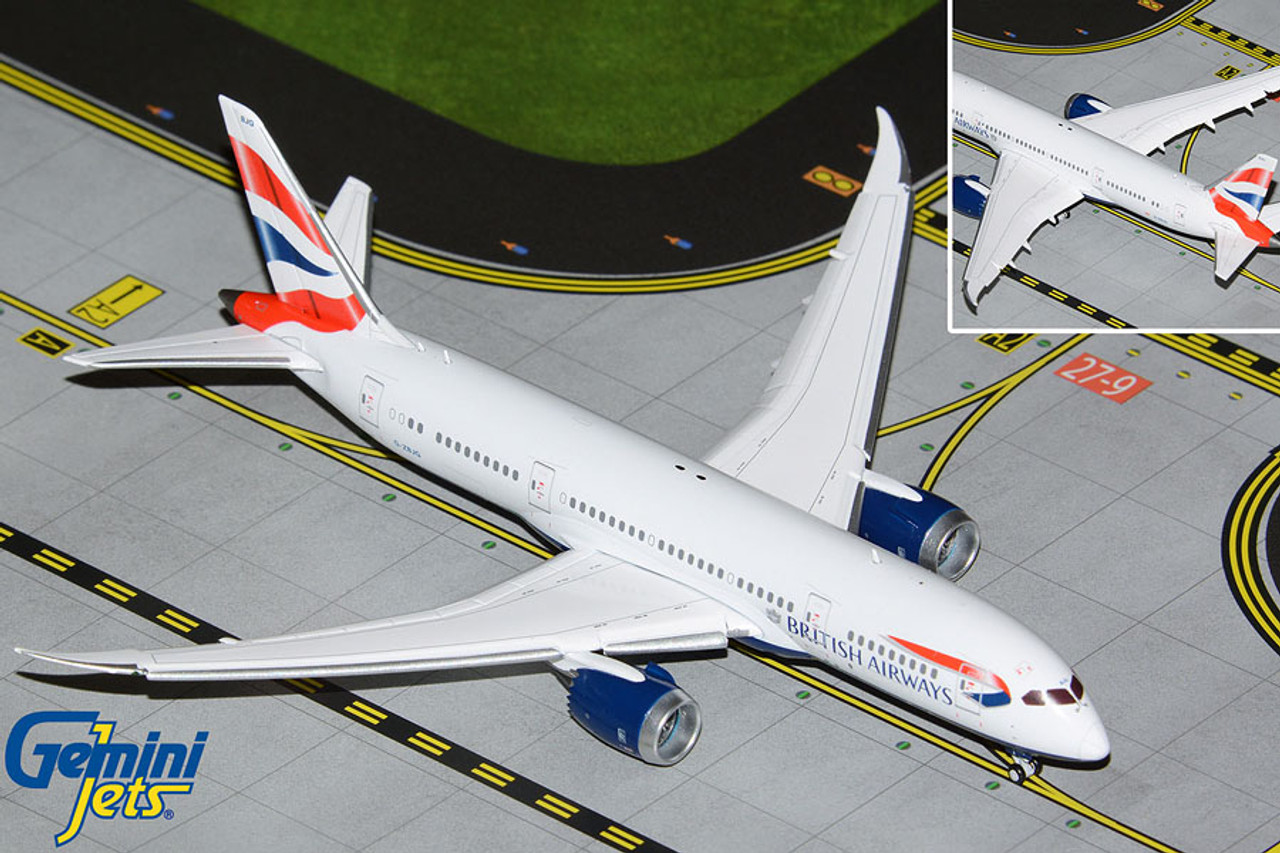 GeminiJets British Airways Boeing 787-8 Dreamliner Flaps Down G-ZBJG 1/ ...