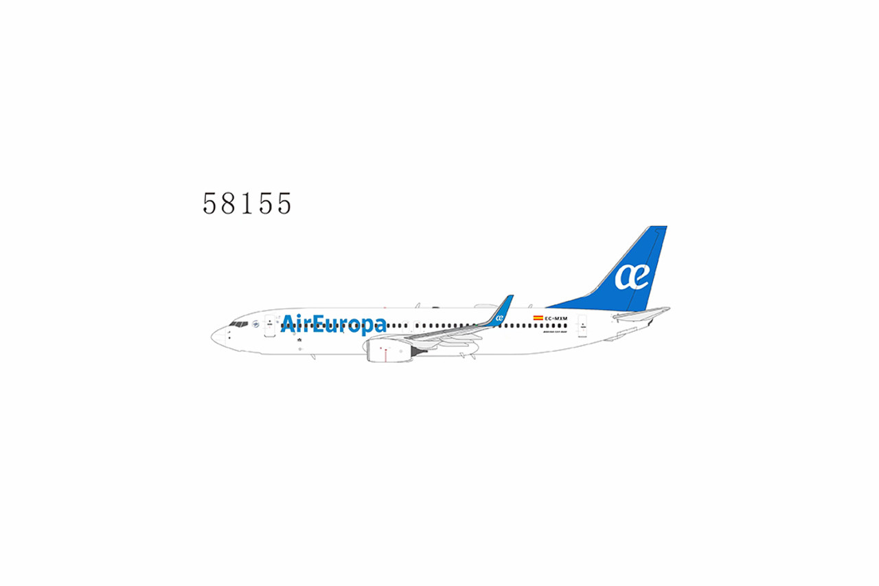 NG Models Air Europa Boeing 737-800/w EC-MXM 1/400 NG58155 