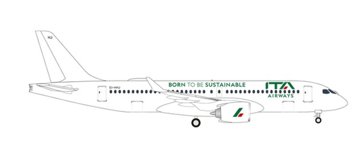 Herpa ITA Airways Airbus A220-300 “Born to be Sustainable” – EI