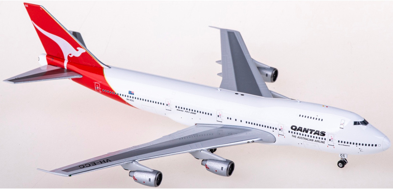 Phoenix Qantas Boeing 747-200 VH-ECC 1/400 Aircraft Model Store