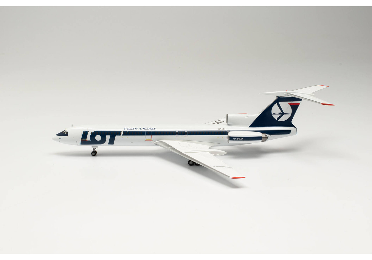 Herpa LOT Polish Airlines Tupolev TU-154M – SP-LCI 1/200 572712 