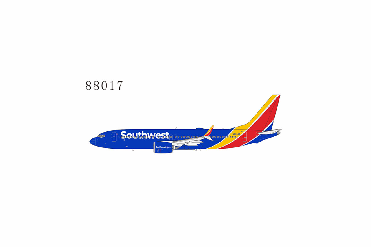 NG Models Southwest Airlines Boeing 737Max8 N8859Q Heart Livery 1 