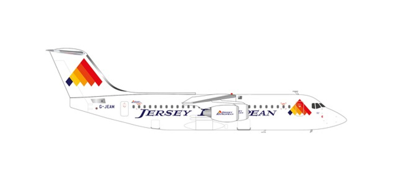 Herpa Jersey European British Aerospace BAe 146-300 – G-JEAM