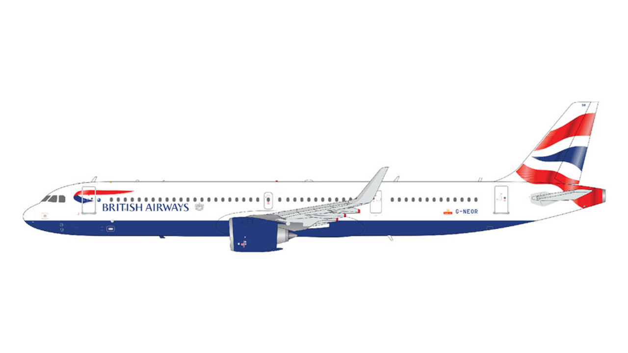 GeminiJets British Airways Airbus A321Neo G-NEOR 1/200 G2BAW1128 