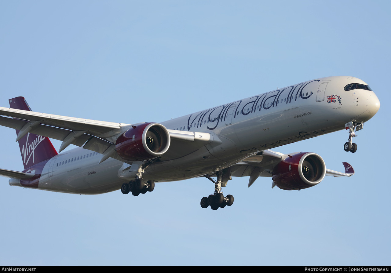 Phoenix Virgin Atlantic Airbus A350-1000 G-VRNB (Plain Nose) 1/400 