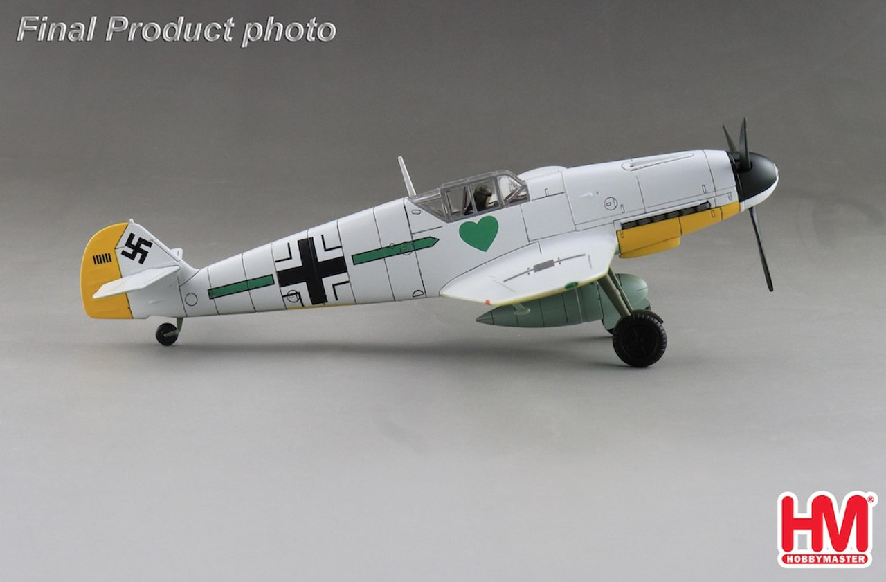 格安価格ホビーマスター　1/48　メッサーシュミット　Bf 109F/G　エーリッヒ　ハルトマン機 軍用機