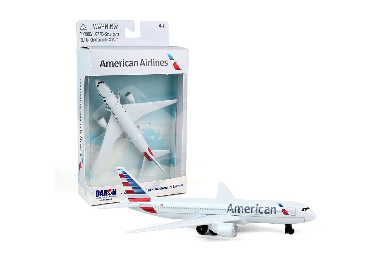 american airlines toy airplane