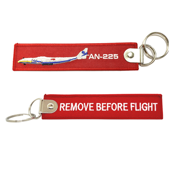 The AN-225 Remove Before Flight Keychain