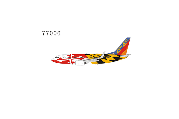 NG Models Southwest Airlines Boeing 737-700/w N214WN (Maryland One Livery with Canyon Blue) 1/400 77006