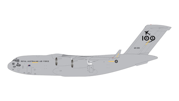 GeminiJets Royal Australian AirForce Boeing C-17A Globemaster III A41-213 1/200 G2RAA992