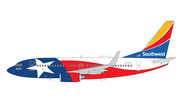 GeminiJets Southwest Airlines Boeing 737-700 Lone Star One N931WN 1/200 G2SWA1009