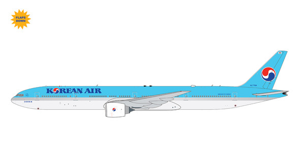 GeminiJets Korean Air Boeing 777-300ER Flaps Down HL7784 1/400