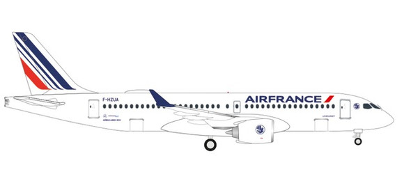 Herpa Air France Airbus A220-300 – F-HZUA “Le Bourget” 1/500 535991