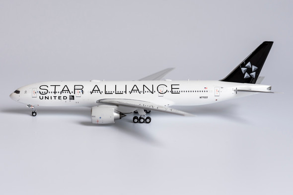 NG Models United Airlines Boeing 777-200ER(new moulds) N77022 (star alliance) 1/400 NG72001