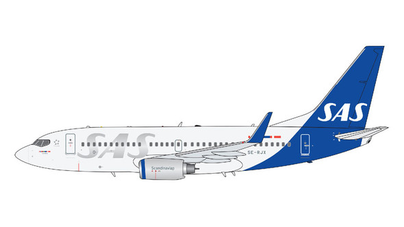 GeminiJets Scandinavian Airlines (SAS) Boeing 737-700W SE-RJX 1/400 GJSAS1988