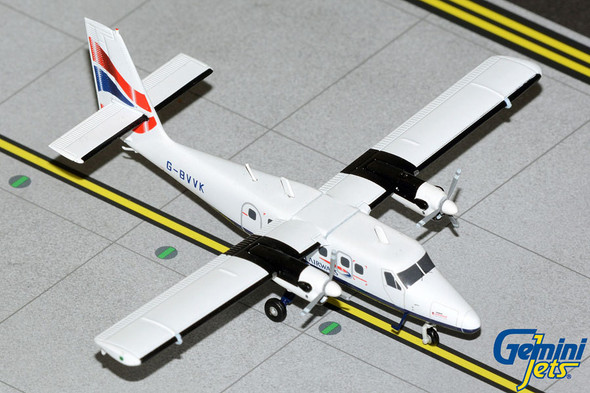 GeminiJets British Airways De Havilland Canada DHC-6-300 Twin Otter G-BVVK 1/200 G2BAW1034