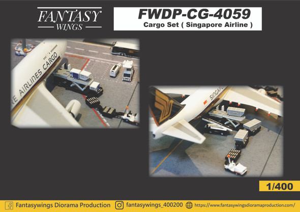Fantasy Wings Singapore Airlines Cargo Set 1/400 (FWDP-CG-4059)