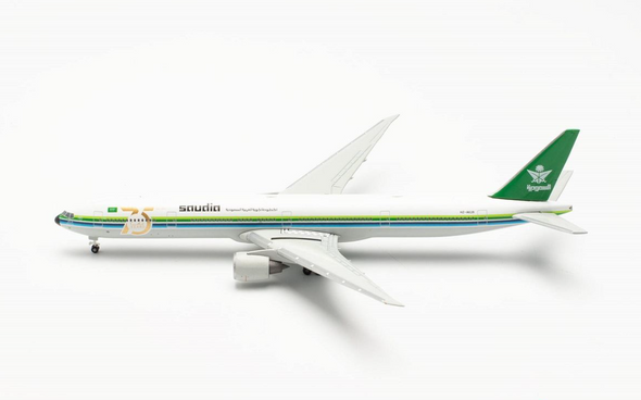 Herpa Saudia Boeing 777-300ER - 75 Years Retrojet – HZ-AK28 1/500