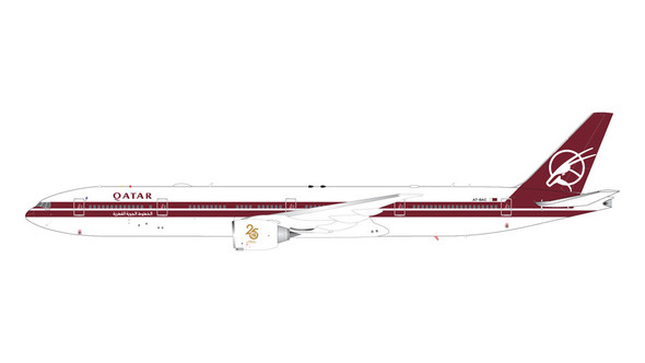 GeminiJets Qatar Airways Boeing 777-300ER A7-BAC ‘25th Anniversary Retro’ 1/200 G2QTR1145