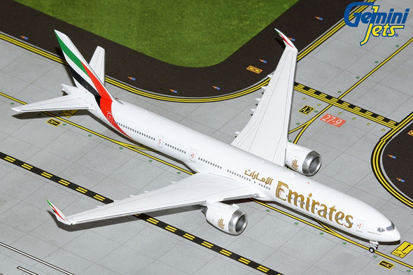 GeminiJets Emirates Boeing 777-9X Folding Wingtips A6-EZA 1/400 GJUAE2160W