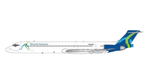 GeminiJets World Atlantic Airlines McDonnell MD-83 N808WA 1/400 GJWST2007