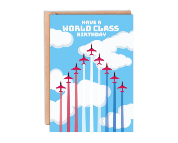 Red Arrows Birthday Card