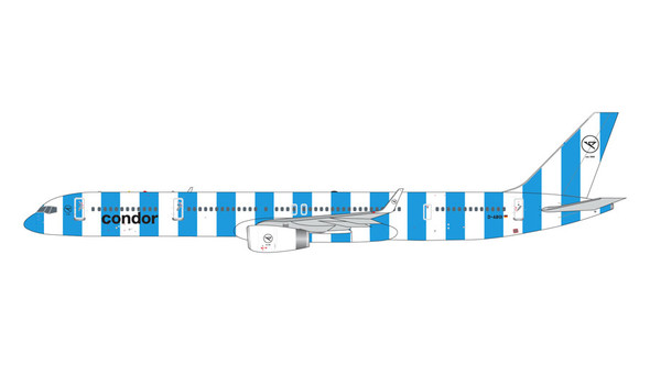 GeminiJets Condor Boeing 757-300 D-ABOI Sea Blue Stripes 1/400 GJCFG2165