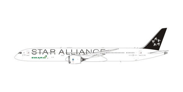 NG Models EVA Air Boeing 787-10 Dreamliner Star Alliance B-17812 1