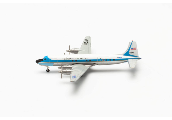 Herpa U.S. Air Force Douglas VC-118A - 1254th Air Transport (Special Missions) Wing, Andrews Air Base “Air Force One” – 53-3240 1/500 537001