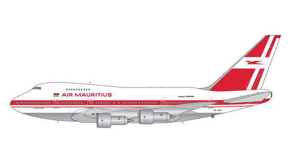 GeminiJets Air Mauritius Boeing 747SP 3B-NAG 1/400 GJMAU1496