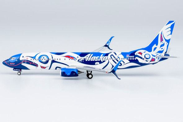 NG Model Alaska Airlines Boeing 737-800/w N559AS Salmon People CS with Scimitar winglets 1/400