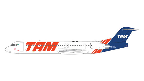 GeminiJets Tam Linhas Aereas Fokker 100 PT-MRA 1/400 GJTAM2062