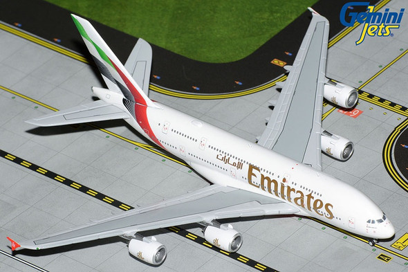 GeminiJets Emirates Airbus A380 A6-EOG (new livery) 1/400 GJUAE2218